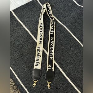 Clare V crossbody masculin feminin purse strap. NWOT never used. Not adjustable